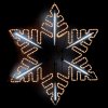 Laitcom LC-13135 Светодиодная Снежинка "Black Edition" ?1,3м