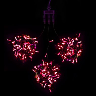 Фотография товара 'Laitcom KDD600BLW-11-1R Комплект 3 Красных Нити с Мерцанием'