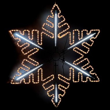 Фотография товара 'Laitcom LC-13135 Светодиодная Снежинка "Black Edition" ?1,3м'