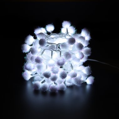 Фотография товара 'Laitcom PSH128-80-1W Гирлянда "Снежные Шарики" 2м 24В, 128LED'