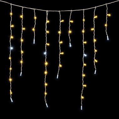 Фотография товара 'Laitcom PIL180BLWCAP-8-2WW Гирлянда Бахрома с Колпачком 3,2 x 0,9 м'