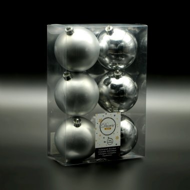 Фотография товара 'Laitcom 9022051 Набор Елочных Шаров 6 шт, 8 см'