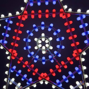 Фотография товара 'Laitcom KM9-02 Светодиодная Консоль "Ретро Звезда" 120 x 130 см, Триколор, 220В'