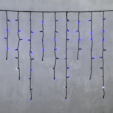 Фотография товара 'Laitcom LL168BLW-1-2B Гирлянда Бахрома 3,2 x 0,9 м с Мерцанием'