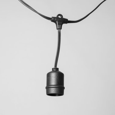 Фотография товара 'Laitcom LC-00377 Ретро Гирлянда 20м, Провод Черный ПВХ, Шаг 100 см'