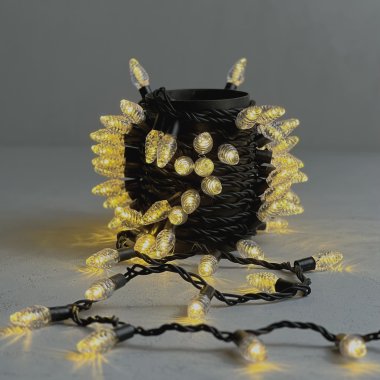 Фотография товара 'Laitcom CN100-2-2WW Гирлянда «Шишки» 10м 100 LED'