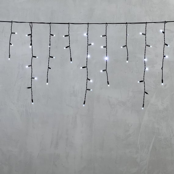 Фотография товара 'Laitcom PIL120BLWCAP-11-2W Гирлянда Бахрома с Колпачком 3,1 x 0,5 м с Мерцанием Диода 220В, 120 LED'