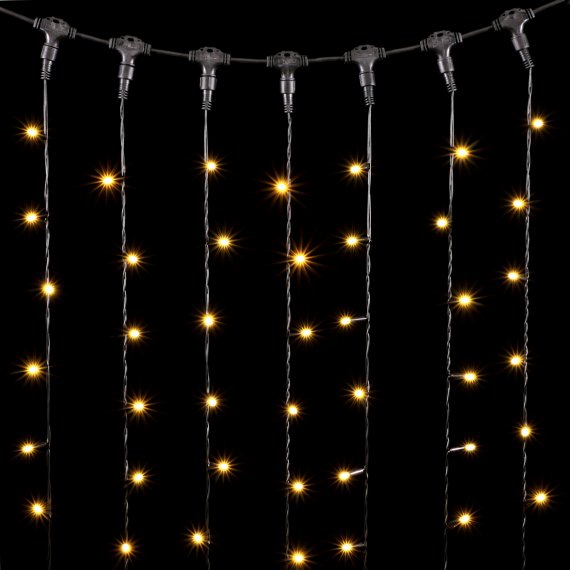 Фотография товара 'Laitcom PCL601CAP-11-2WW Гирлянда Занавес с Колпачком 1 x 6 м'