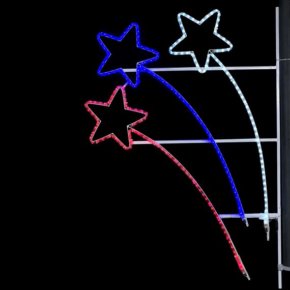 Фотография товара 'Laitcom SKL7-220RBW Светодиодная Консоль "Три Кометы" 90 x 140 см'