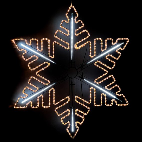 Фотография товара 'Laitcom LC-13135 Светодиодная Снежинка "Black Edition" ?1,3м'