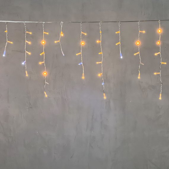 Фотография товара 'Laitcom PIL120BLWCAP-10-2Y Светодиодная бахрома с колпачком 3,1x0,5м'