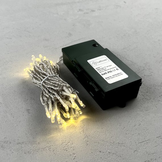 Фотография товара 'Laitcom EST50-4W10-8CH Гирлянда Нить на Батарейках 5м'