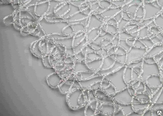 Фотография товара 'Laitcom SDL1800-Tr-Sil Сетка Stylnet Прозрачная с глиттером'