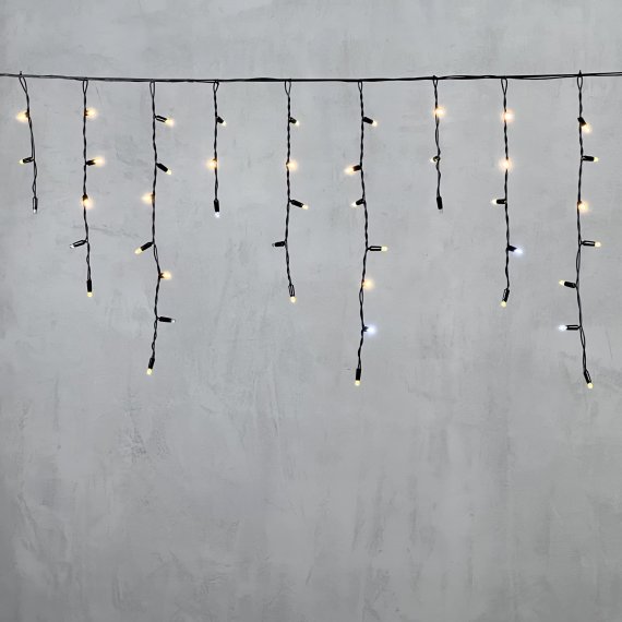 Фотография товара 'Laitcom PIL120BLWCAP-11-2WW Гирлянда Бахрома с Колпачком 3,1 x 0,5 м с Мерцанием Диода 220В, 120 LED'