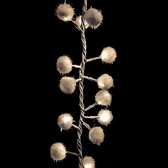 Фотография товара 'Laitcom PSH128-80-1WW Гирлянда "Снежные Шарики" 2м 24В, 128LED'
