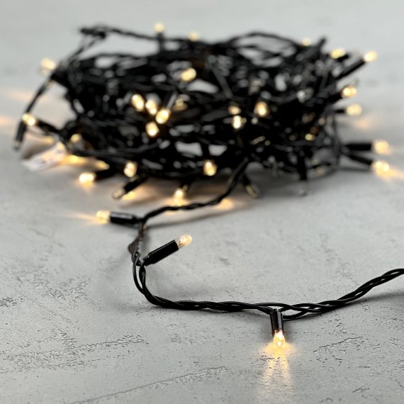 Фотография товара 'Laitcom PST100ABLCAP-11-1WW Гирлянда Нить с Колпачком 10м с Мерцанием'