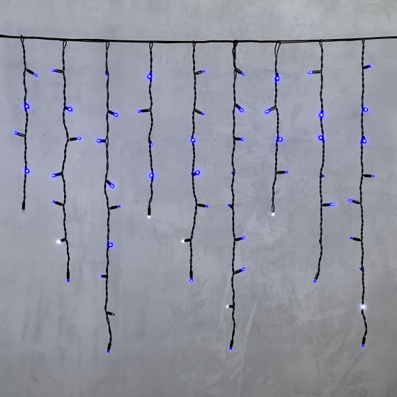 Фотография товара 'Laitcom LL168BLW-1-2B Гирлянда Бахрома 3,2 x 0,9 м с Мерцанием'