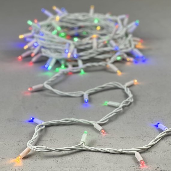 Фотография товара 'Laitcom LL100-8-2M 04-136 Гирлянда Нить 10м Разноцветная 220В, 100 LED'