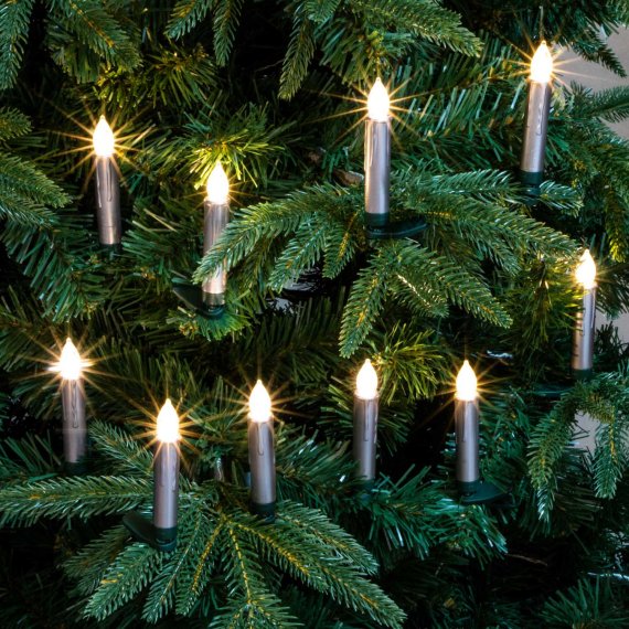 Фотография товара 'Laitcom F1996 Десять Светодиодных Свечей с Возможностью Дистанционного Управления на Батарейках'