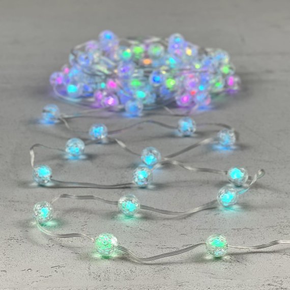 Фотография товара 'Laitcom MBSmart100-10-5RGB 00-196 Гирлянда Шарики Смарт 10м 5В, Диаметр Шарика 20мм, 100 LED'