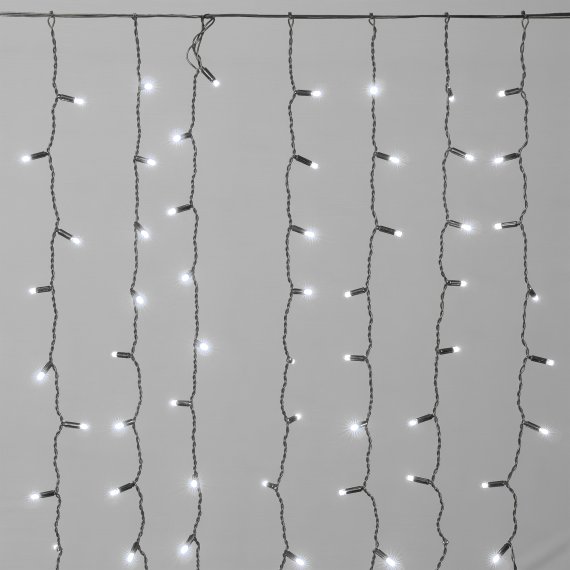 Фотография товара 'Laitcom PCL200CAPNOT-11-2W Гирлянда Занавес Облегченный c Колпачком 2 x 1 м'