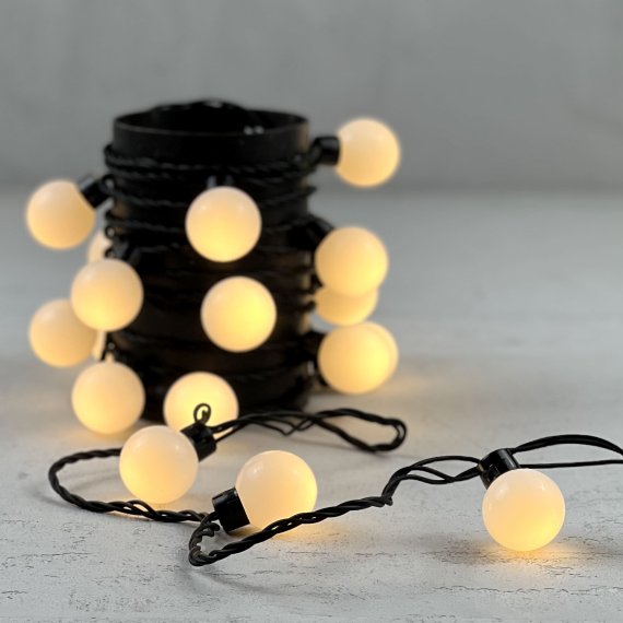 Фотография товара 'Laitcom HB20-1-2WW Гирлянда «Шарики» 5м Диаметр Шарика 40мм'