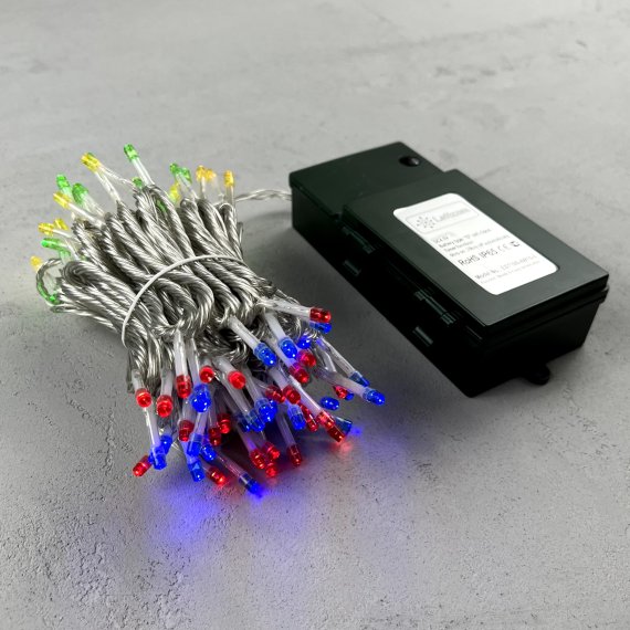 Фотография товара 'Laitcom EST100-4W10-8M Гирлянда Нить на Батарейках'