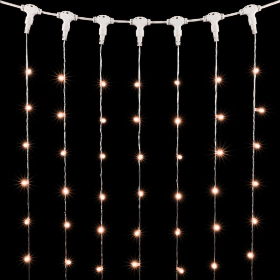 Фотография товара 'Laitcom PCL602CAP-10-2EWW Гирлянда Занавес с Колпачком 2 x 3 м Экстра'