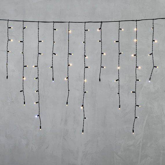 Фотография товара 'Laitcom PIL180BLWCAP-11-2WW Гирлянда Бахрома с Колпачком 3,2 x 0,9 м с Мерцанием Диода 220В, 180 LED'