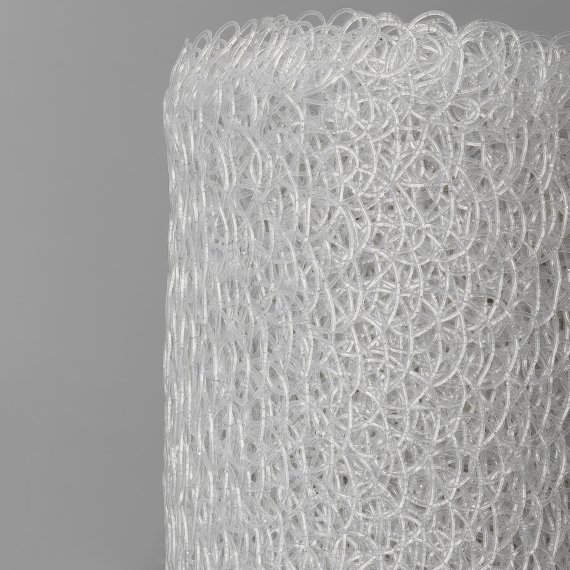 Фотография товара 'Laitcom SDL1800-Tr-Sil Сетка Stylnet Прозрачная с глиттером'