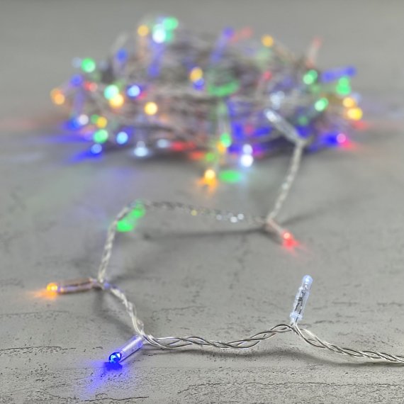 Фотография товара 'Laitcom PST100BLWCAP-10-2M Гирлянда Нить с Колпачком 10м с Мерцанием'