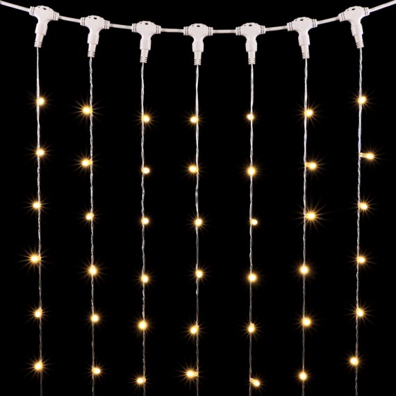 Фотография товара 'Laitcom PCL602CAP-10-2WW Гирлянда Занавес с Колпачком 2 x 3 м'