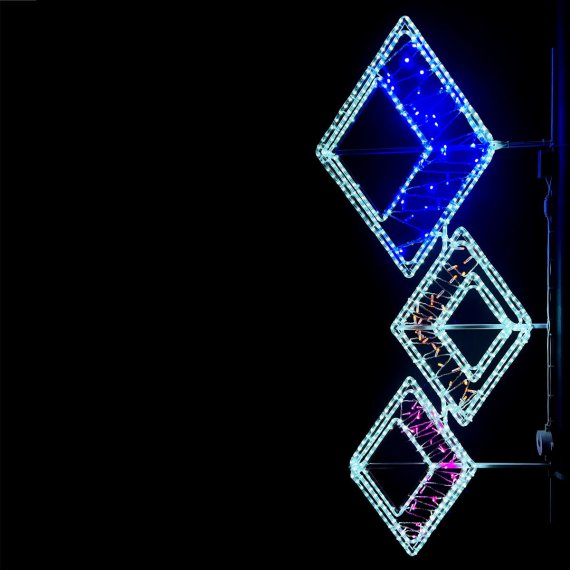 Фотография товара 'Laitcom LC-13409 Светодиодная Консоль «Ромбы», 80 x 180 см'