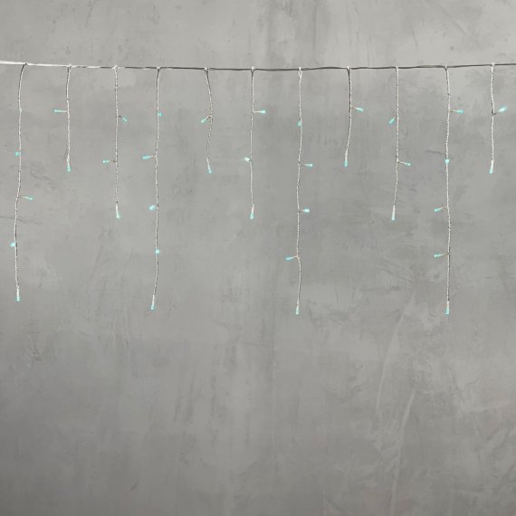 Фотография товара 'Laitcom ECC100-10-8A Гирлянда Бахрома на Батарейках 3 х 0,5 м Аква'