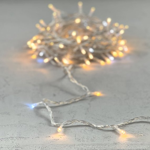 Фотография товара 'Laitcom PST100BLW-10-1EWW Гирлянда Нить 10м Экстра с Мерцанием'