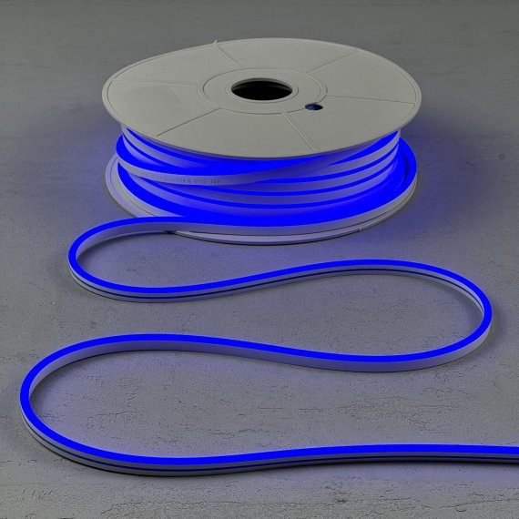 Фотография товара 'Laitcom FR-23515 Односторонний Гибкий Неон 8х16мм Синий 12В, IP65'